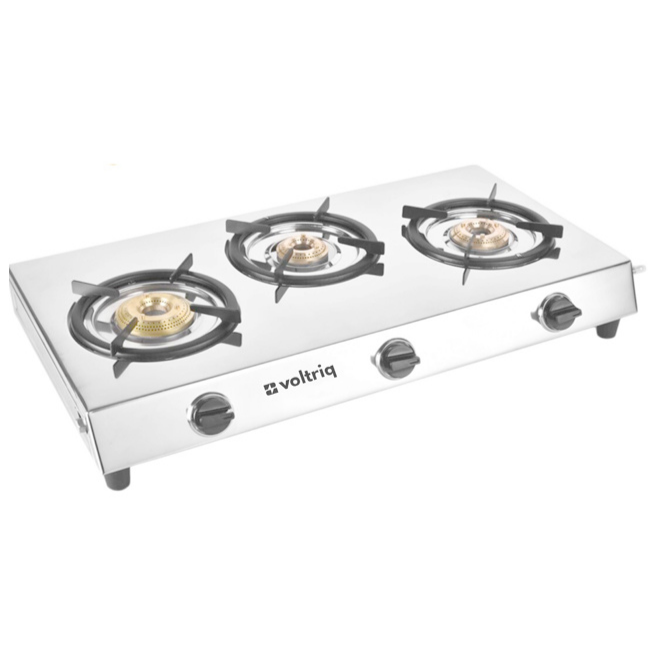 Voltriq Flame 3B SS Gas Stove - Image 2