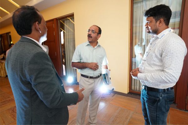 Discussing about Voltriq Products with Govt. officials.