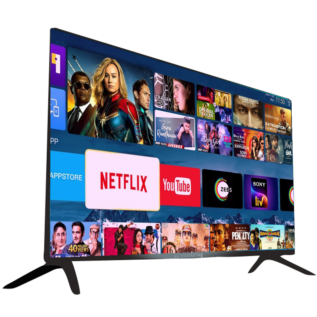 Voltriq LED TV 40 Inch VI801 With 1 Year Warranty - Image 2
